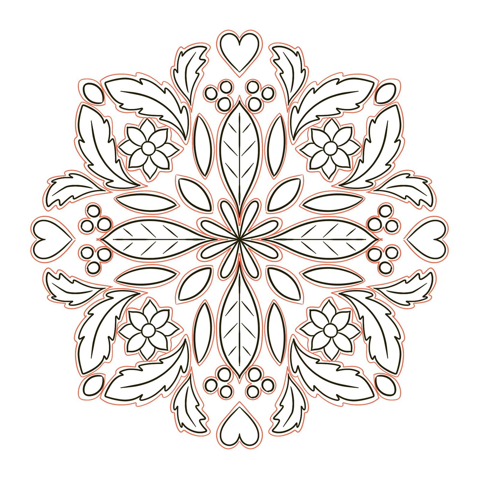 Fall Inspiration – Geometric Coloring Page – Printable